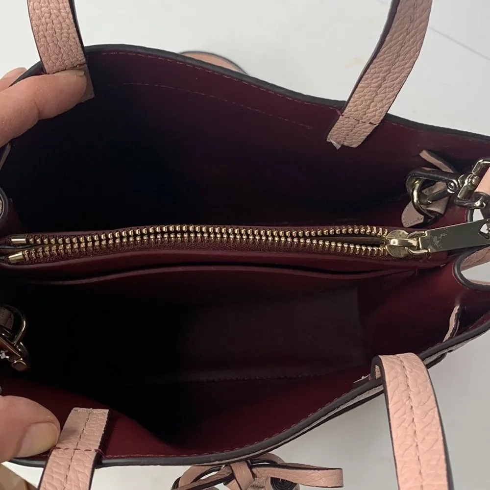 Kate Spade Hayes pink leather mini satchel bag NWOT